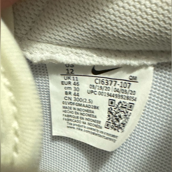 Nike Blazer Low Leather White/Astronomy Blue Size 12 Brand New No Box - Picture 9 of 9